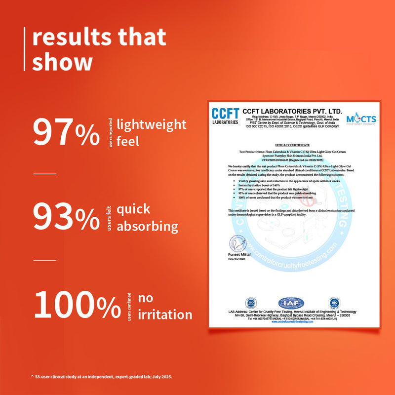 1% Vitamin C Ultra-Light-Glow Boosting Gel Cream with Alpha Arbutin