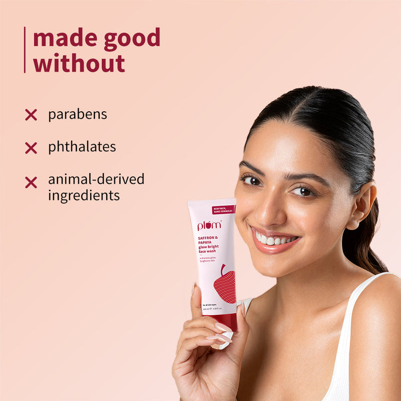 Saffron & Papaya Glow Bright Face Wash