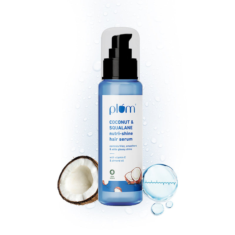 Coconut & Squalane Hair Serum for Soft, Shiny Hair**