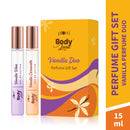 Set of 2 Vanilla Duo Long Lasting Perfume Gift Set by Plum BodyLovin'