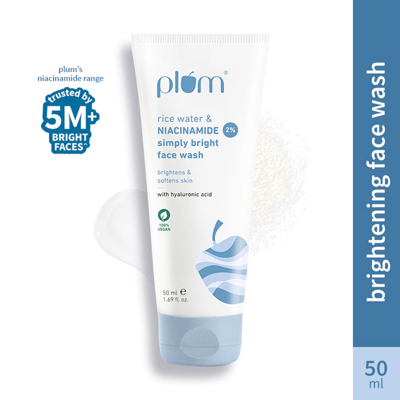 2% Niacinamide & Rice Water Simply Bright Face Wash (50 ml)