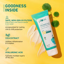 Cica & Hyaluronic Acid SPF 50 Sunscreen