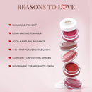 Nourishing Lip and Cheek Tint (Pack of 2): Peachy Coral and Pale Pink