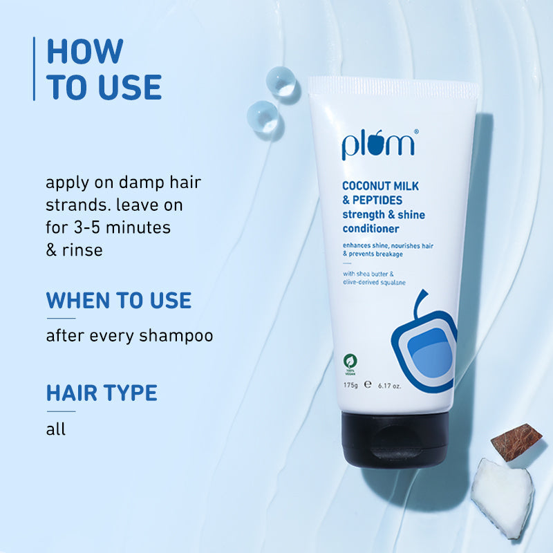 Coconut Milk & Peptides Conditioner for Dry Hair