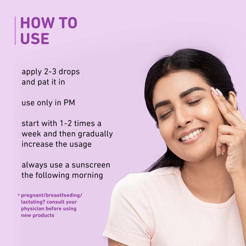 1% Retinol Serum for Face with Bakuchiol