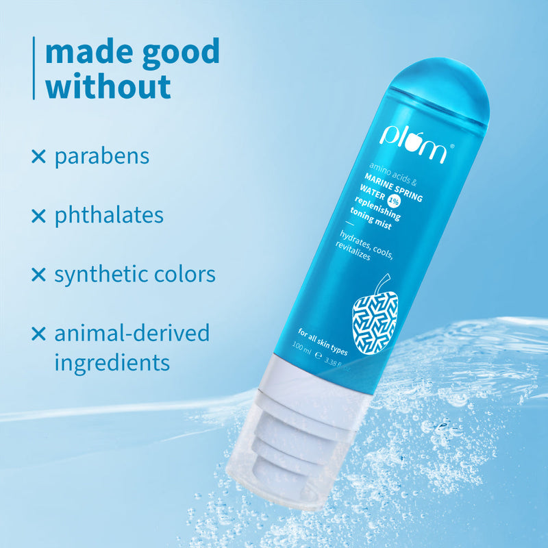 1% Marine Spring Water Replenishing Toning Mist Spray with Amino Acids