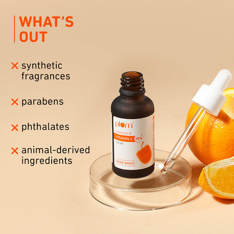15% Vitamin C Serum with Mandarin for glowing skin