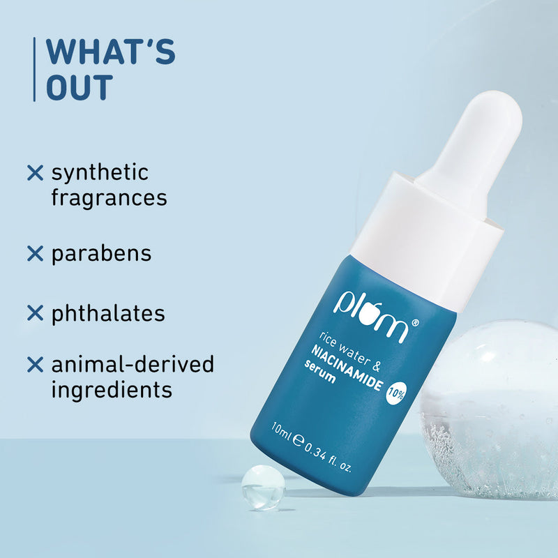 10% Niacinamide Face Serum with Rice Water | 10ml | Full-size**