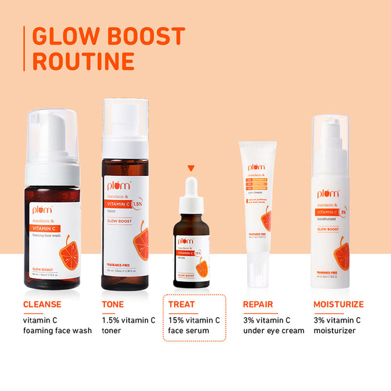 15% Vitamin C Serum with Mandarin for glowing skin