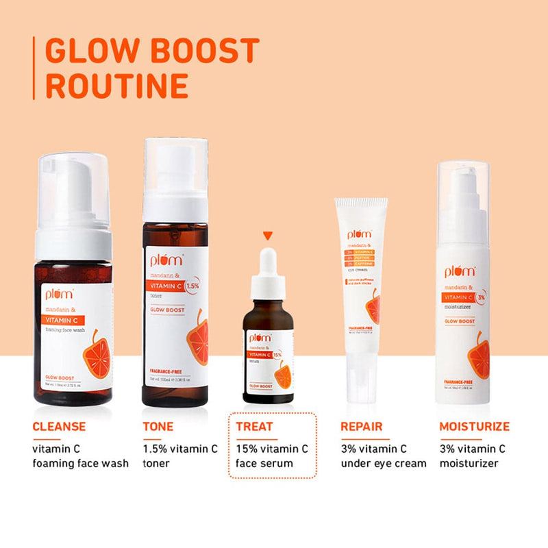 15% Vitamin C Serum with Mandarin for glowing skin