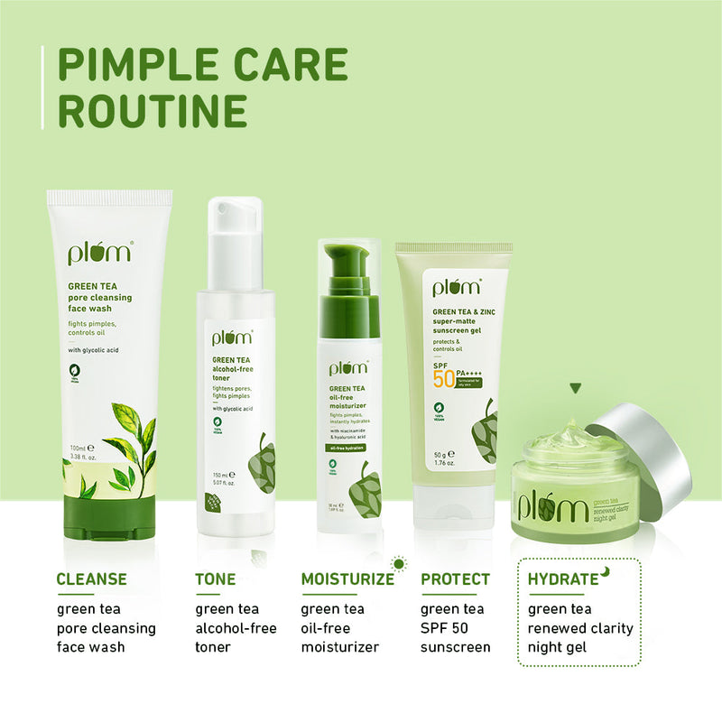 Green Tea Renewed Clarity Night Gel Cream for Oily Skin