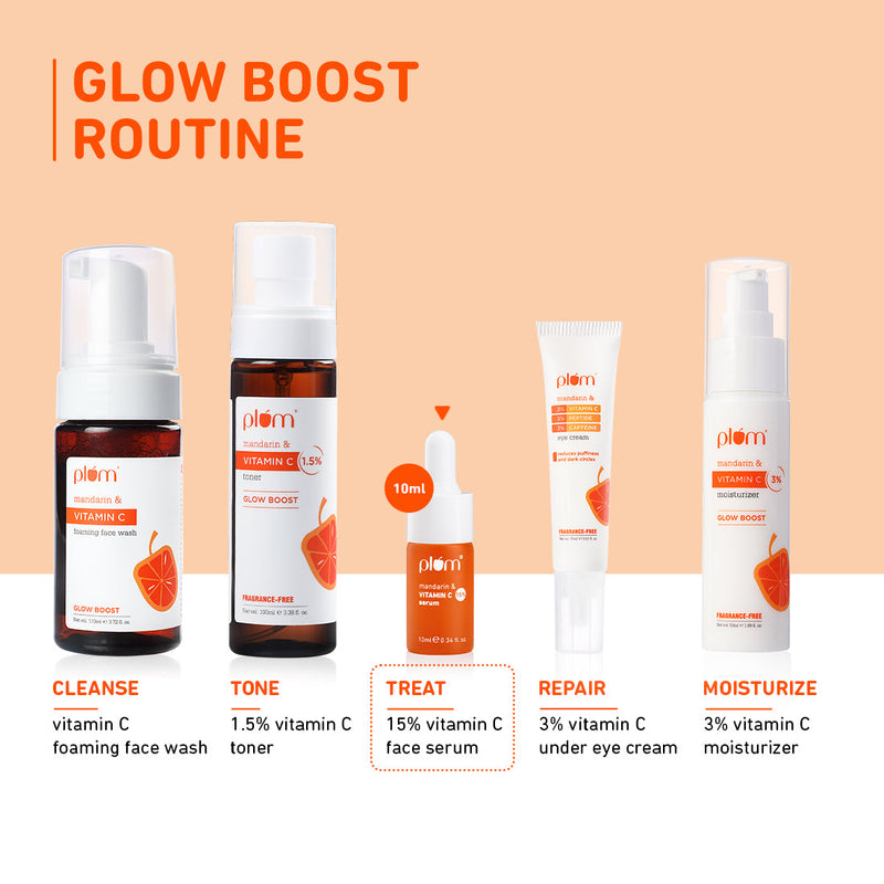 15% Vitamin C Face Serum with Mandarin | (10ml)