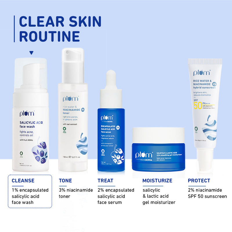 1% Encapsulated Salicylic Acid Foaming Face Wash for Acne