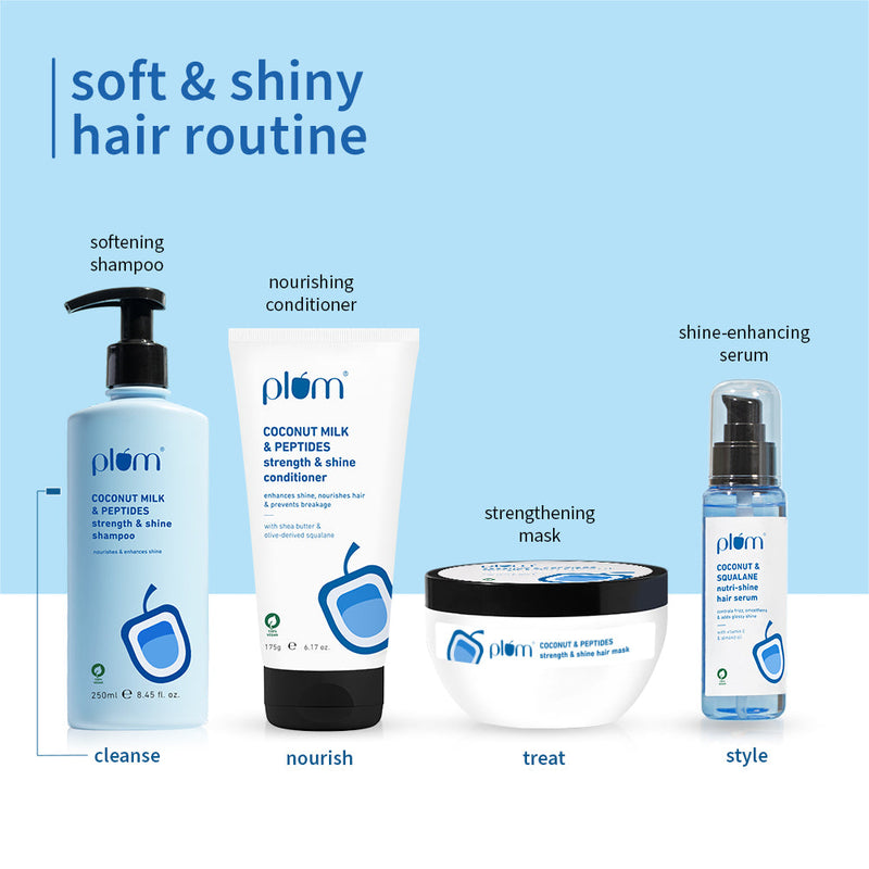 Coconut & Peptides Soft Hair Duo | Shampoo + Conditioner