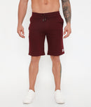 Men 002 Active Cotton Shorts - Maroon