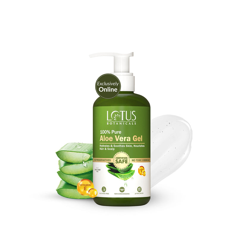 100% Pure Aloe Vera Gel with Vitamin E