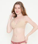Deep Neck Super Soft T-Shirt Bra | Padded | Stretchable