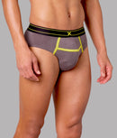 X-Rizz Castel Rock Grey Micro Modal Briefs