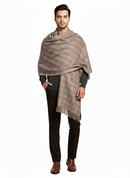 KRITI Woolen Check Design Lohi Cream Color For Male