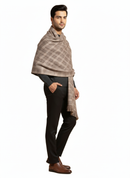 KRITI Woolen Check Design Lohi Cream Color For Male