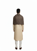 KRITI Woolen Check Design Lohi Brown Color For Male