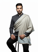 KRITI Woolen Plain Lohi Cream Grey For Male