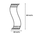 KRITI Kashmiri Design Woollen Black Color Stole For Girl