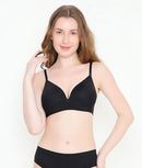 Deep Neck Super Soft T-Shirt Bra | Padded | Stretchable