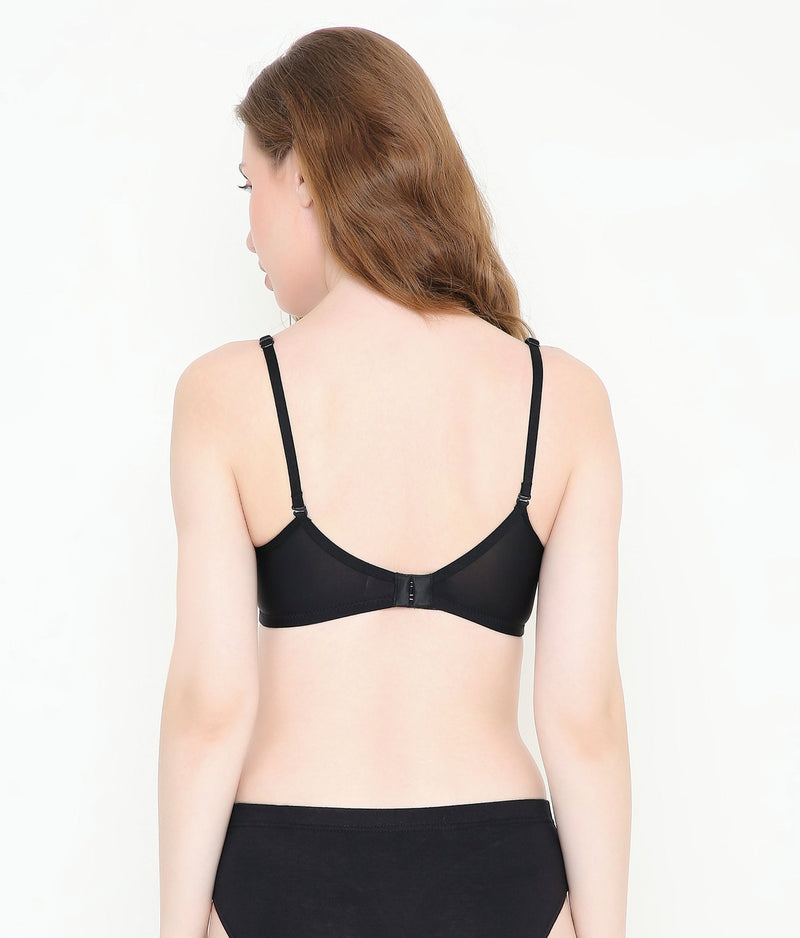 Deep Neck Super Soft T-Shirt Bra | Padded | Stretchable