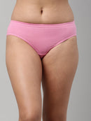 Amelie 101 Solid Soft Cotton Hipster Panty for Women - Assorted Colours AS01