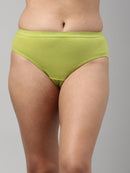 Amelie 103 Solid Outer Elastic Cotton Hipster Panty - Assorted Colours AS01