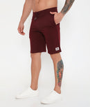 Men 002 Active Cotton Shorts - Maroon