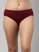 Amelie 101 Solid Soft Cotton Hipster Panty for Women - Assorted Colours AS02