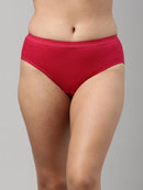 Amelie 103 Solid Outer Elastic Cotton Hipster Panty - Assorted Colours AS02