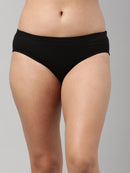 Amelie 101 Solid Soft Cotton Hipster Panty for Women - Assorted Colours AS03