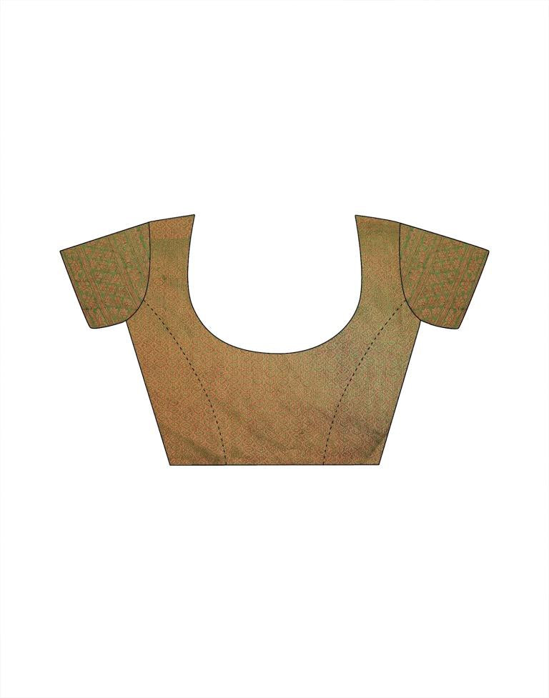 Yellow Silk Weaving Kanjivaram Saree