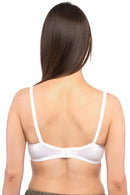 Women's Cotton Non-Padded Non-Wired Full-Coverage Essential Bra - Allure