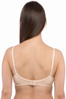 Women's Cotton Non-Padded Non-Wired Full-Coverage Essential Bra - Allure