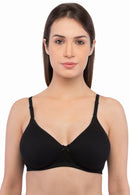 Women's Cotton Lightly-Padded Non-Wired Medium-Coverage T-Shirt Bra - Elle