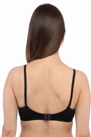 Women's Cotton Lightly-Padded Non-Wired Medium-Coverage T-Shirt Bra - Elle