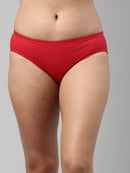 Amelie 101 Solid Soft Cotton Hipster Panty for Women - Assorted Colours AS04