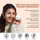 Macadamia Nourish Moisturizer Skin Cream with SPF 50 PA+++ | Boosts glow, moisturizes skin