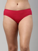 Amelie 101 Solid Soft Cotton Hipster Panty for Women - Assorted Colours AS03
