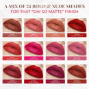 Bare Romance: Long Stay Ultra Matte Lipstick with Shea Butter and Jojoba Oil - Clearance