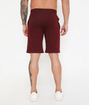 Men 002 Active Cotton Shorts - Maroon