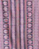 Mauve Silk Blend Printed Saree