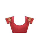 Yellow Georgette Printed Bandhani Saree