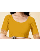 Yellow Silk Woven Banarasi Saree