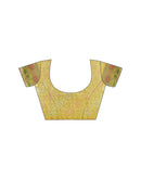 Yellow Silk Woven Banarasi Saree