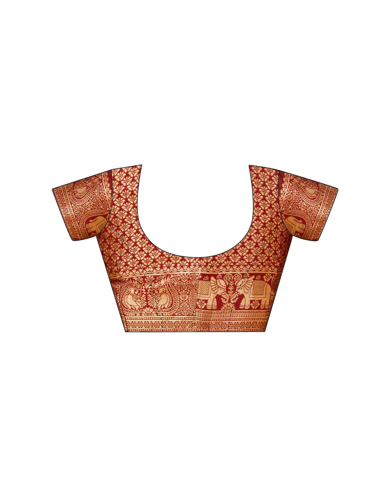 Beige Silk Woven Patola Saree